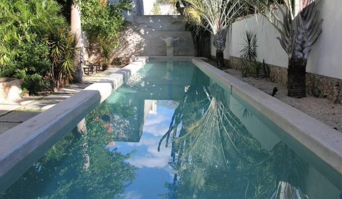 Renovated colonial house with sixty-foot pool