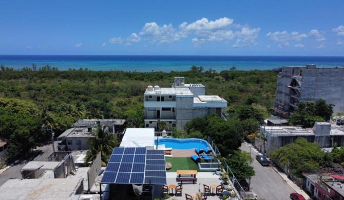 Apartment 2BR amazing rooftop pool with ocean view