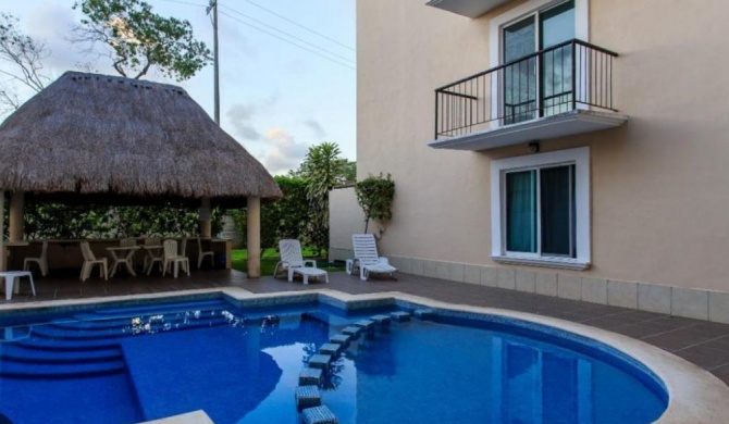 hermoso condominio con alberca en playacar 2