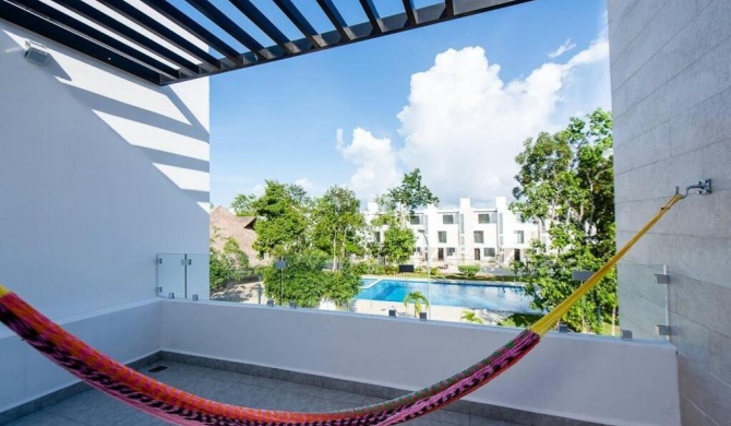 Modern design new 3 Bed 2.5 Bath Condo in Playa del Carmen