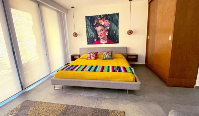 Stylish studio on the 5th Ave of Playa del Carmen