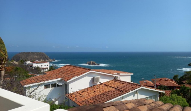 Tehuana l House, Ocean view, pool.