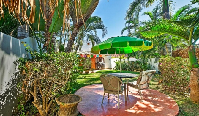 Tropical Sayulita Condo Patio, Beach Trail Access