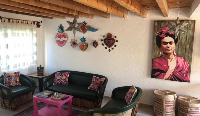 CASA FRIDA, Casa p/6 pax Centro Tequisquiapan