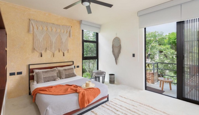 Brand-New Apartment in Tulum with Impressive Amenities, Pool, Spa, Temazcal, Restaurant & Yoga Area