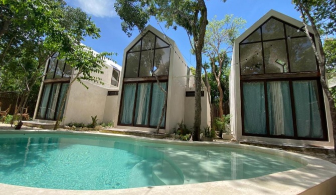 Cabañas en la selva de Tulum