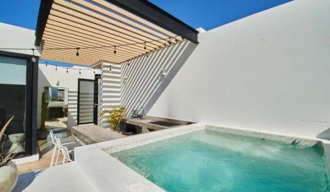 Caribbean Boutique Penthouse with Own Plunge Pool Dreamy Rooftop Terrace Fully-Equipped Tulum