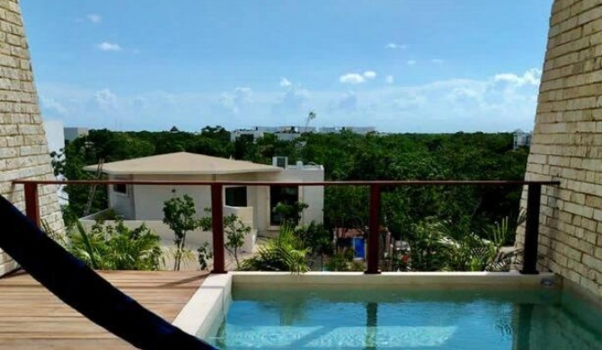 Chic PH Private Pool Rooftop 5 min to beachfront