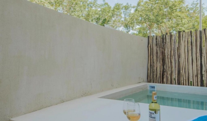 Dreamy Tropical Studio In Tulum Plunge Pool, Backyard, Rooftop Pool & Lounge Great Amenities