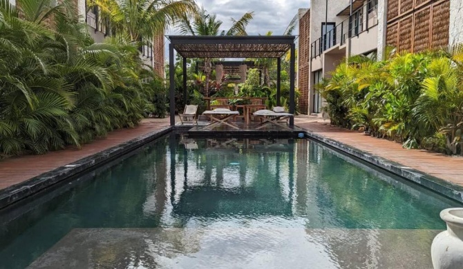 Exceptional apt 2 BR/2 BT/pool in downtown Tulum