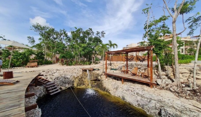 Luxury in Tulum Jungle with exclusive Cenote