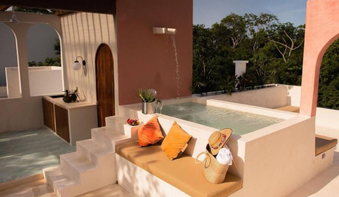 Luxury&Nature VILLA ROSITA Tulum/ work&rest spaces