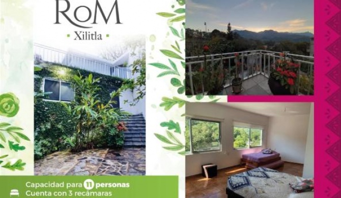 Casa ROM, en Xilitla con bellas vistas