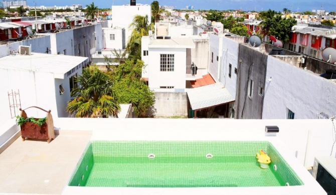 Apartamento privado, NUEVO Rooftop, AC, GRAN WF