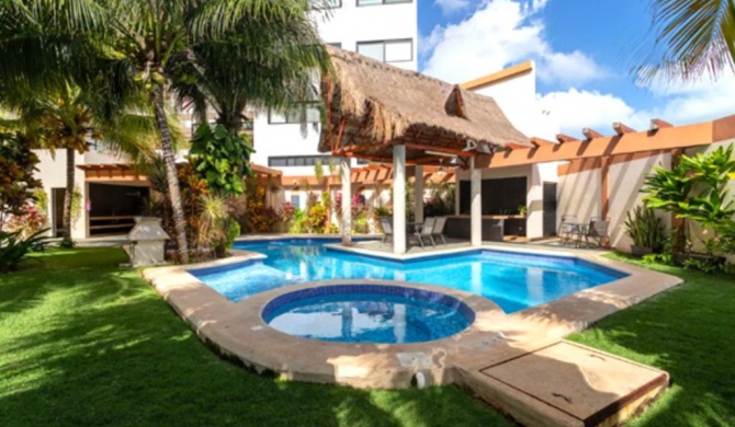 Apartamento Vacacional con Piscina en Cancún