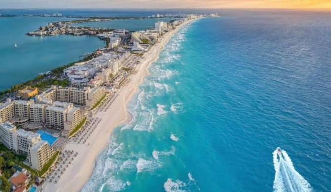 Céntrico alojamiento en Cancún, 8 min de la Playa