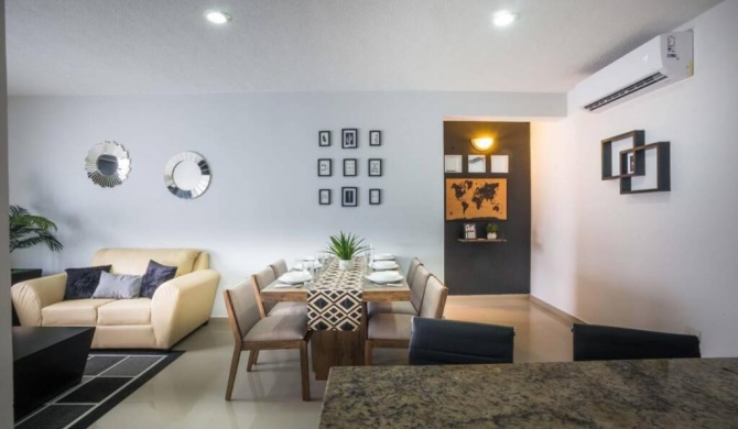 Hermoso departamento recién remodelado hasta 8 pax