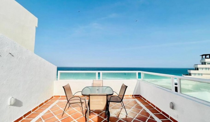 Panoramic oceanview private rooftop Brisas1409