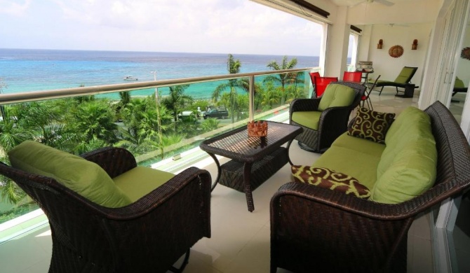 This 4th floor beautifully decorated 2 bedroom condo at Palmar Palmar 4C