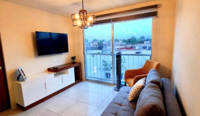 Departamento nuevo y céntrico con ambiente familiar en Guadalajara