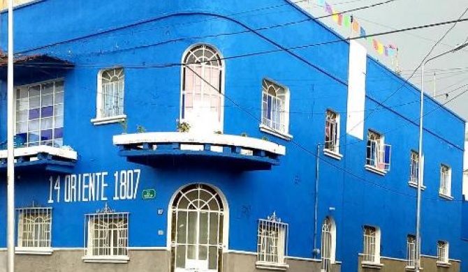 Hostal Azul Puebla Barrio El Alto