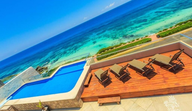 Spectacular OCEAN-VIEW Penthouse Private Pool 4BD Isla Mujeres33 OV